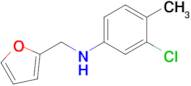 3-Chloro-N-(furan-2-ylmethyl)-4-methylaniline