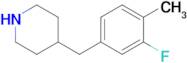 4-(3-Fluoro-4-methylbenzyl)piperidine