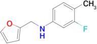 3-Fluoro-N-(furan-2-ylmethyl)-4-methylaniline