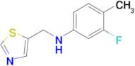 3-Fluoro-4-methyl-N-(thiazol-5-ylmethyl)aniline