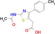 2-(2-Acetamido-4-(p-tolyl)thiazol-5-yl)acetic acid