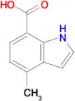 4-Methyl-1h-indole-7-carboxylic acid