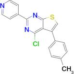 4-Chloro-2-(pyridin-4-yl)-5-(p-tolyl)thieno[2,3-d]pyrimidine