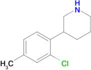 3-(2-Chloro-4-methylphenyl)piperidine