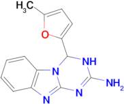 13-(5-methylfuran-2-yl)-1,8,10,12-tetraazatricyclo[7.4.0.0²,⁷]trideca-2,4,6,8,10-pentaen-11-amine