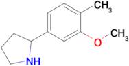 2-(3-Methoxy-4-methylphenyl)pyrrolidine