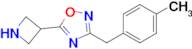 5-(Azetidin-3-yl)-3-(4-methylbenzyl)-1,2,4-oxadiazole