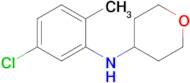 n-(5-Chloro-2-methylphenyl)tetrahydro-2h-pyran-4-amine