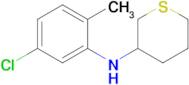 n-(5-Chloro-2-methylphenyl)tetrahydro-2h-thiopyran-3-amine