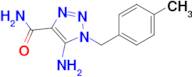 5-Amino-1-(4-methylbenzyl)-1h-1,2,3-triazole-4-carboxamide