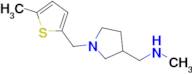 n-Methyl-1-(1-((5-methylthiophen-2-yl)methyl)pyrrolidin-3-yl)methanamine