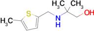 2-Methyl-2-(((5-methylthiophen-2-yl)methyl)amino)propan-1-ol