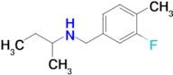 n-(3-Fluoro-4-methylbenzyl)butan-2-amine