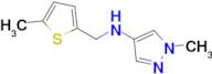 1-Methyl-N-((5-methylthiophen-2-yl)methyl)-1h-pyrazol-4-amine