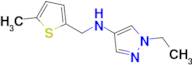 1-Ethyl-N-((5-methylthiophen-2-yl)methyl)-1h-pyrazol-4-amine