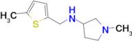 1-Methyl-N-((5-methylthiophen-2-yl)methyl)pyrrolidin-3-amine