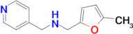 1-(5-Methylfuran-2-yl)-N-(pyridin-4-ylmethyl)methanamine