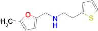 n-((5-Methylfuran-2-yl)methyl)-2-(thiophen-2-yl)ethan-1-amine