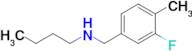 n-(3-Fluoro-4-methylbenzyl)butan-1-amine