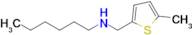 n-((5-Methylthiophen-2-yl)methyl)hexan-1-amine