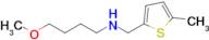 4-Methoxy-N-((5-methylthiophen-2-yl)methyl)butan-1-amine