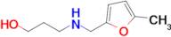 3-(((5-Methylfuran-2-yl)methyl)amino)propan-1-ol