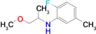 2-Fluoro-N-(1-methoxypropan-2-yl)-5-methylaniline