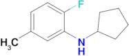 n-Cyclopentyl-2-fluoro-5-methylaniline