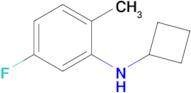 n-Cyclobutyl-5-fluoro-2-methylaniline