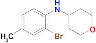 n-(2-Bromo-4-methylphenyl)tetrahydro-2h-pyran-4-amine