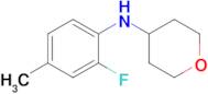 n-(2-Fluoro-4-methylphenyl)tetrahydro-2h-pyran-4-amine