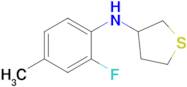 n-(2-Fluoro-4-methylphenyl)tetrahydrothiophen-3-amine