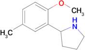 2-(2-Methoxy-5-methylphenyl)pyrrolidine