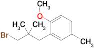 2-(3-Bromo-2,2-dimethylpropyl)-1-methoxy-4-methylbenzene