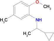 n-(1-Cyclopropylethyl)-2-methoxy-5-methylaniline