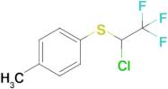 (1-Chloro-2,2,2-trifluoroethyl)(p-tolyl)sulfane