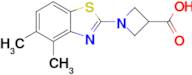 1-(4,5-Dimethylbenzo[d]thiazol-2-yl)azetidine-3-carboxylic acid