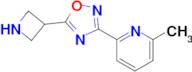 5-(Azetidin-3-yl)-3-(6-methylpyridin-2-yl)-1,2,4-oxadiazole