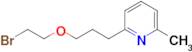 2-(3-(2-Bromoethoxy)propyl)-6-methylpyridine