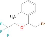 1-(2-Bromo-1-(2,2,2-trifluoroethoxy)ethyl)-2-methylbenzene