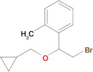 1-(2-Bromo-1-(cyclopropylmethoxy)ethyl)-2-methylbenzene