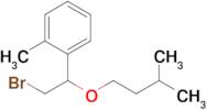 1-(2-Bromo-1-(isopentyloxy)ethyl)-2-methylbenzene