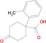 4-Oxo-1-(o-tolyl)cyclohexane-1-carboxylic acid