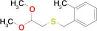 (2,2-Dimethoxyethyl)(2-methylbenzyl)sulfane