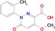 4-Methoxy-6-oxo-1-(o-tolyl)-1,6-dihydropyridazine-3-carboxylic acid