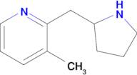 3-Methyl-2-(pyrrolidin-2-ylmethyl)pyridine