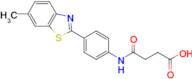 4-((4-(6-Methylbenzo[d]thiazol-2-yl)phenyl)amino)-4-oxobutanoic acid