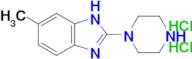 6-Methyl-2-(piperazin-1-yl)-1h-benzo[d]imidazole dihydrochloride