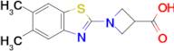 1-(5,6-Dimethylbenzo[d]thiazol-2-yl)azetidine-3-carboxylic acid