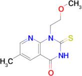 1-(2-Methoxyethyl)-6-methyl-2-thioxo-2,3-dihydropyrido[2,3-d]pyrimidin-4(1h)-one